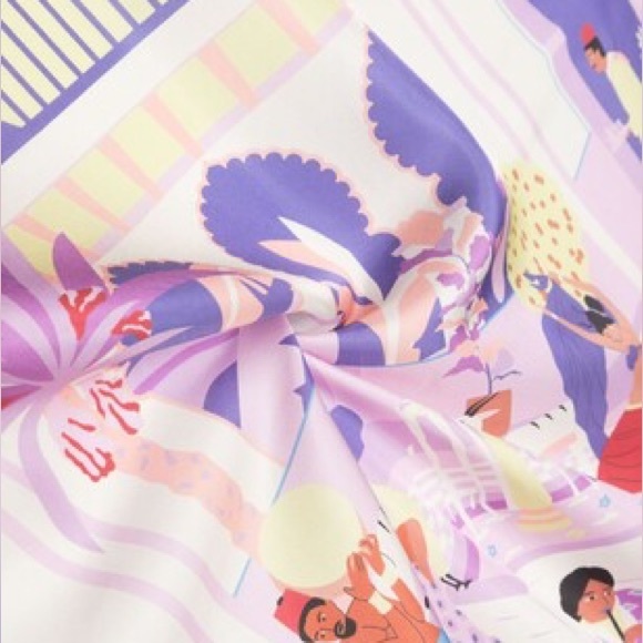 NWT Sandro x Louis Barthelemy Silk Set - Picture 2 of 13